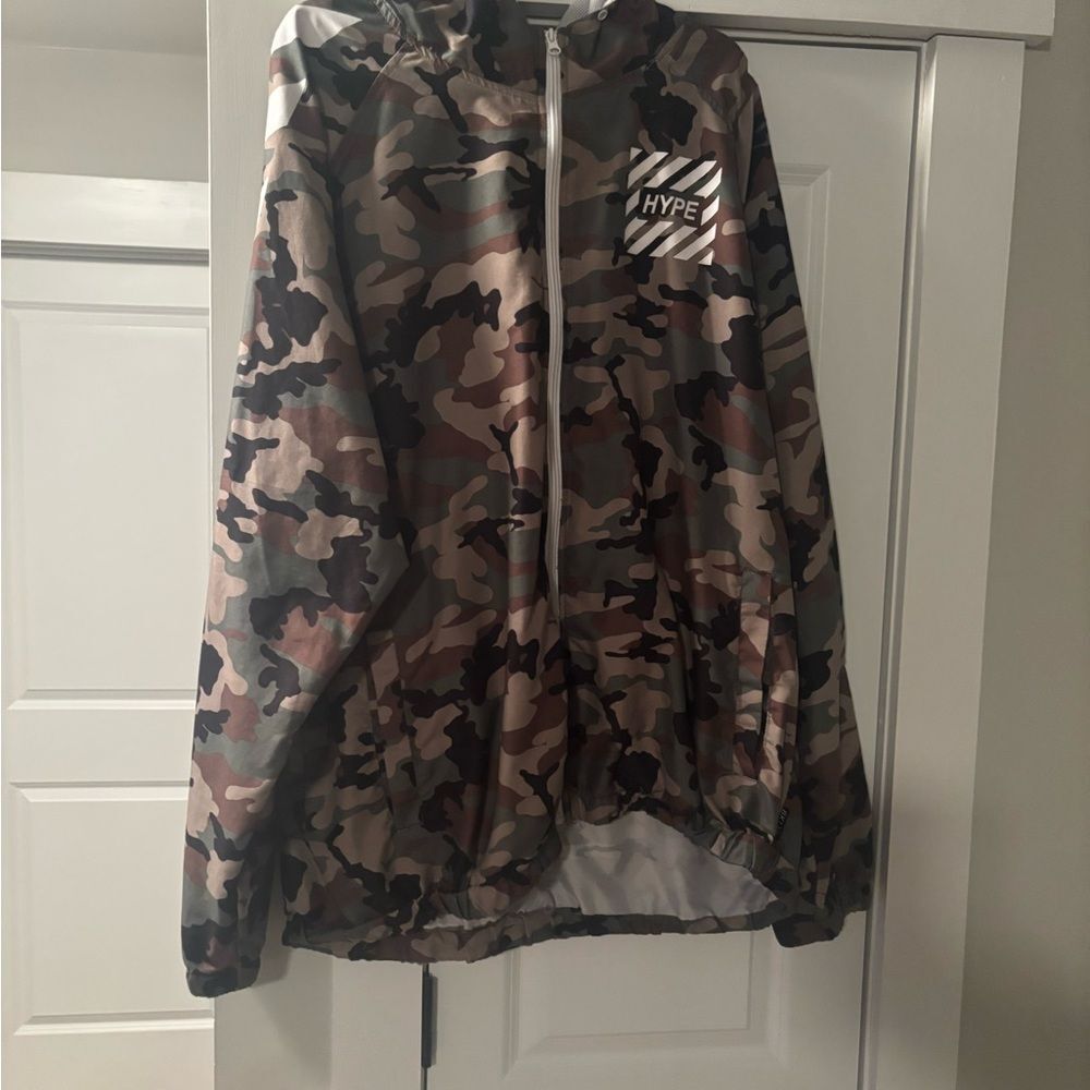 Brooklyn Cloth Manufacturing Camouflage Windbreaker